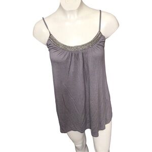 Candie's Chic Gray Camisole Top size L